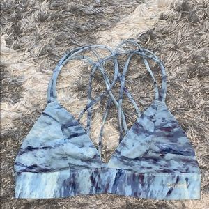 PINK bralette marble
